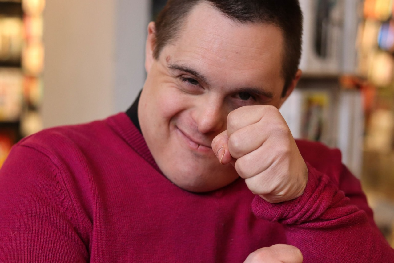 Trisomy 21 adult happy