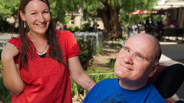 One of many portraits of  people with an intellectual disability available on my website